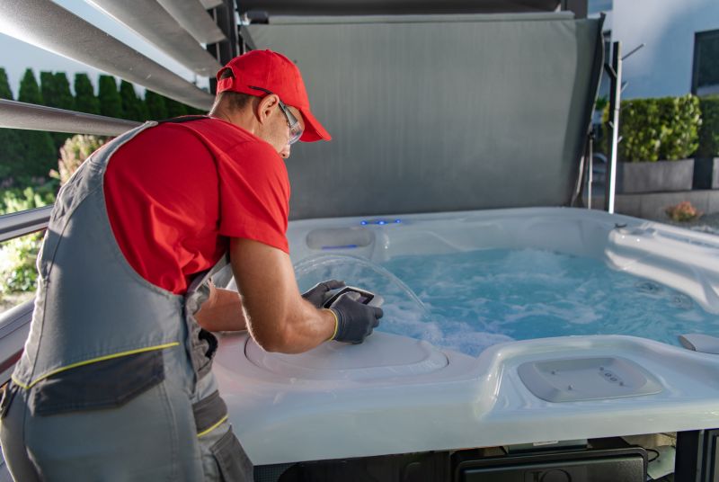 Completed Hot Tub Setup